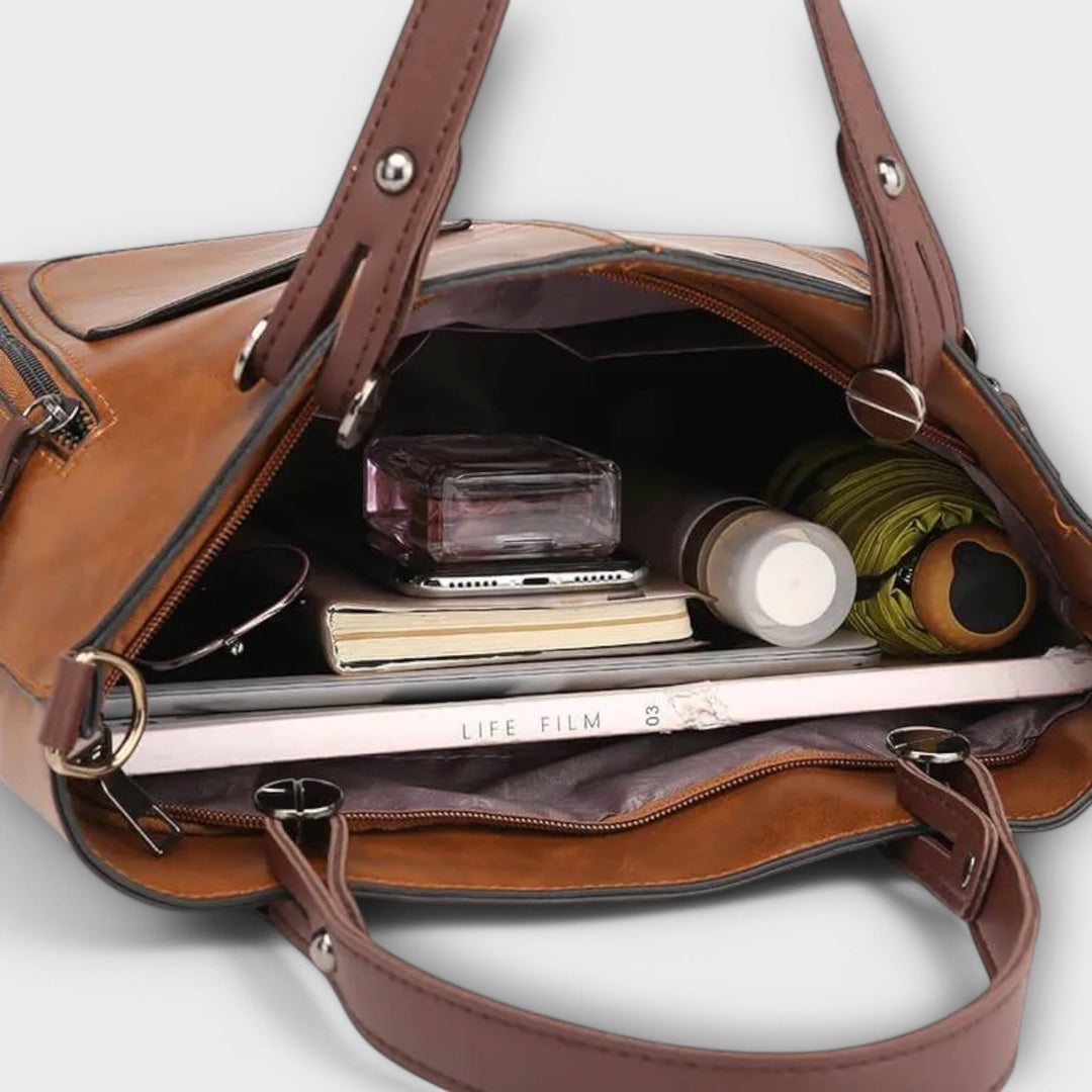 Lora - Sophisticated Leather Handbag