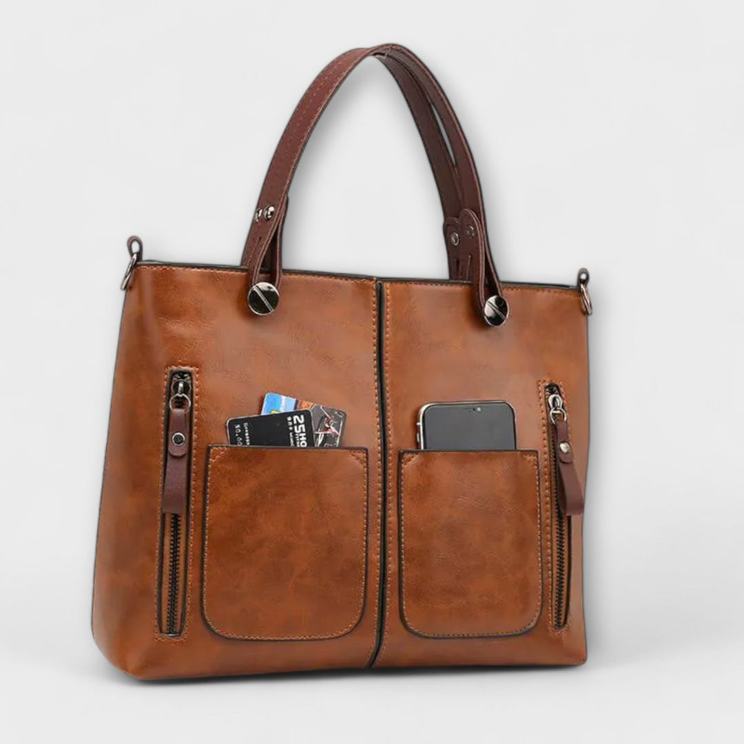 Lora - Sophisticated Leather Handbag