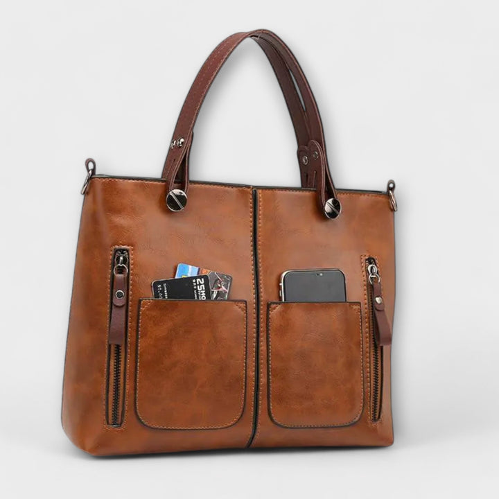 Lora - Sophisticated Leather Handbag