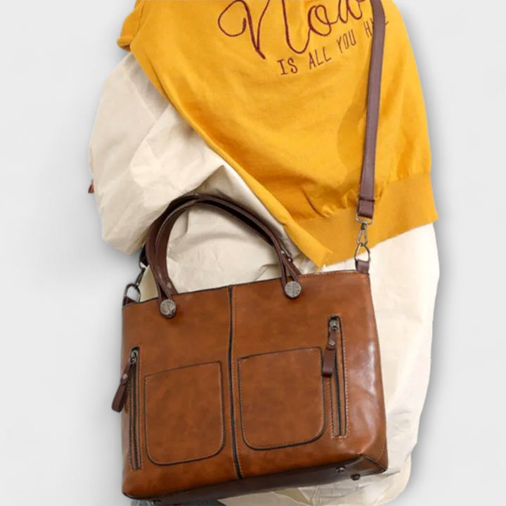 Lora - Sophisticated Leather Handbag